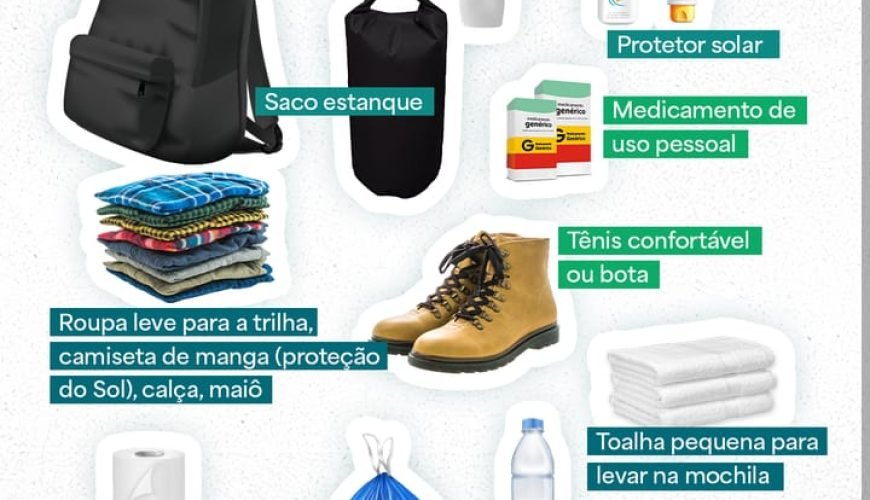 Dicas do que levar para o Petar