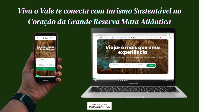 Mostrar que o Viva o Vale concta turistas com um dos destinos mais sustentáveis do Brasil, Grande Reserva Mata Atlantica